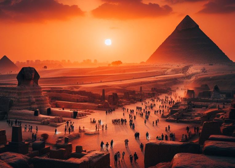 Ägypten - Pyramide und Sphinx